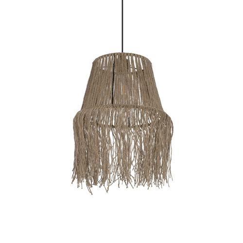 GLOBOSTAR® ROKA 205-0075 Boho Κρεμαστό Φωτιστικό Οροφής με Ντουί 1 x E27 AC 220-240V IP20 - Μπεζ - M30 x Π30 x Υ45cm GLOBOSTAR® ROKA 205-0075 Boho Κρεμαστό Φωτιστικό Οροφής με Ντουί 1 x E27 AC 220-240V IP20 - Μπεζ - M30 x Π30 x Υ45cm