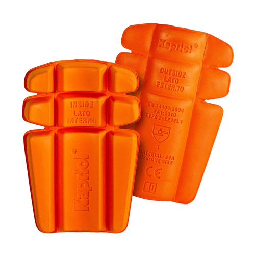 Επιγονατίδες ζευγάρι πορτοκαλί με υλικο eva 
Για τοποθέτηση σε ειδικές τσέπες σε παντελόνια εργασίας. / 25270