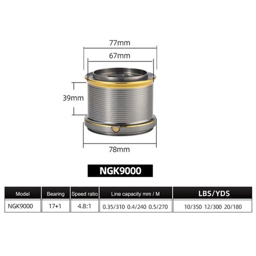 Μηχανάκι ψαρέματος - NGK9000 - 931058 Μηχανάκι ψαρέματος - NGK9000 - 931058