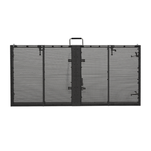 GLOBOSTAR® TRUEVIEW 41006 Διάφανη Οθόνη Video Wall P3.91 Καμπίνα 100x50cm LED 130W 3840Hz 32768 Dots ≥4500cd/㎡ Nits AC 220-240V Εξωτερικού Χώρου IP65 Full Color S1/8 14Bits - Κάρτα NovaStar A5S-N - Nationstar SMD1921 & Yuanchi Driver - Μ100 x Π8 x Υ50cm - 2 Χρόνια Εγγύηση