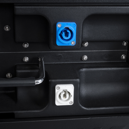 GLOBOSTAR® STANDWALL 41009 Διαφημιστικό Stand Προβολής / Οθόνη Video Wall P2.5 Καμπίνα 64x192cm LED 216W 3840Hz 160000 Dots ≥5000cd/㎡ Nits AC 220-240V Εξωτερικού Χώρου IP65 Full Color S1/16 14Bits - Κάρτα NovaStar MRV412 - Controller TB1-4G - Kinglight SMD1415 & CZCL Driver - Μ64 x Π8 x Υ192cm - 2 Χρόνια Εγγύηση