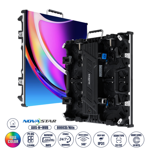 GLOBOSTAR® CRYSTALPIX 41039 Κυρτή Οθόνη Video Wall P1.95 GOB Καμπίνα 50x50cm LED 160W 3840Hz 65536 Dots ≥800cd/㎡ Nits AC 220-240V Εσωτερικού Χώρου IP31 Full Color S1/32 14Bits - Κάρτα NovaStar A8S-N+HUB - Curved -10/+15 Angle - Προστατευτικά Γωνιών - Kinglight SMD1515 & CZCL Driver - Μ50 x Π8.5 x Υ50cm - 2 Χρόνια Εγγύηση GLOBOSTAR® CRYSTALPIX 41039 Κυρτή Οθόνη Video Wall P1.95 GOB Καμπίνα 50x50cm LED 160W 3840Hz 65536 Dots ≥800cd/㎡ Nits AC 220-240V Εσωτερικού Χώρου IP31 Full Color S1/32 14Bits - Κάρτα NovaStar A8S-N+HUB - Curved -10/+15 Angle - Προστατευτικά Γωνιών - Kinglight SMD1515 & CZCL Driver - Μ50 x Π8.5 x Υ50cm - 2 Χρόνια Εγγύηση