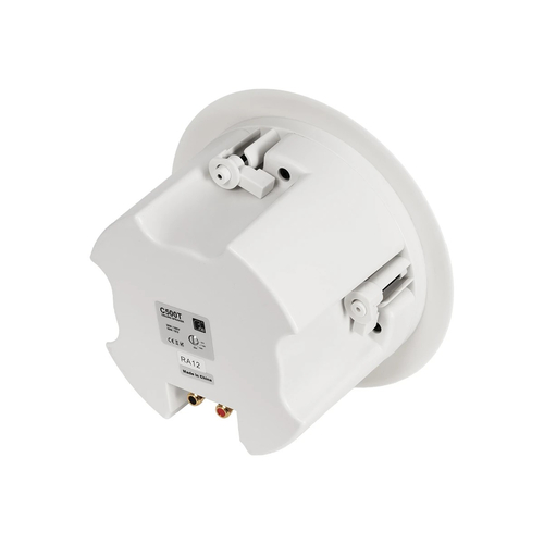 GLOBOSTAR® FDB C500T 98032 Χωνευτό Παθητικό Ηχείο Εγκαταστάσεων με Μετασχηματιστή 100V & 8Ω - 30W RMS (60W Peak) - 1 x 5.25 Inches LF & 1 x 1 Inches HF - IP20 - Λευκό - Μ21.3 x Π21.3 x Υ12.8cm / Q17.5 x 11.4cm - 2 Χρόνια Εγγύηση