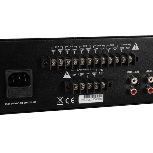 GLOBOSTAR® FDB CA5501 98034 100V Constant Voltage Επαγγελματικός Ενισχυτής Ήχου 550W AC 220V/50-60Hz με USB & FM Ράδιο - IP20 - Μαύρο - Μ44 x Π34 x Υ9.8cm - 2 Χρόνια Εγγύηση GLOBOSTAR® FDB CA5501 98034 100V Constant Voltage Επαγγελματικός Ενισχυτής Ήχου 550W AC 220V/50-60Hz με USB & FM Ράδιο - IP20 - Μαύρο - Μ44 x Π34 x Υ9.8cm - 2 Χρόνια Εγγύηση