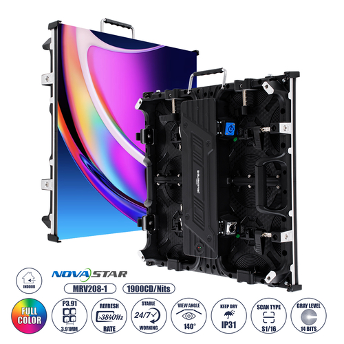 GLOBOSTAR® NEOWALL 41000 Οθόνη Video Wall P3.91 Καμπίνα 50x50cm LED 180W 3840Hz 16384 Dots ≥1900cd/㎡ Nits AC 220-240V Εσωτερικού Χώρου IP31 Full Color S1/16 14Bits - Κάρτα NovaStar MRV208-1 - Προστατευτικά Γωνιών - Kinglight SMD2121 & CZCL Driver - Μ50 x Π8.5 x Υ50cm - 2 Χρόνια Εγγύηση GLOBOSTAR® NEOWALL 41000 Οθόνη Video Wall P3.91 Καμπίνα 50x50cm LED 180W 3840Hz 16384 Dots ≥1900cd/㎡ Nits AC 220-240V Εσωτερικού Χώρου IP31 Full Color S1/16 14Bits - Κάρτα NovaStar MRV208-1 - Προστατευτικά Γωνιών - Kinglight SMD2121 & CZCL Driver - Μ50 x Π8.5 x Υ50cm - 2 Χρόνια Εγγύηση