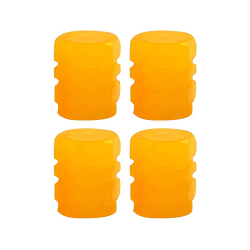 Καπάκι βαλβίδας ελαστικών αυτοκινήτου φωσφορίζον - R-Z17201-4U - 140532 - Orange