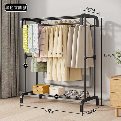 Κρεμάστρα δαπέδου με ράφι παπουτσιών - YH6805 - 114067 - White