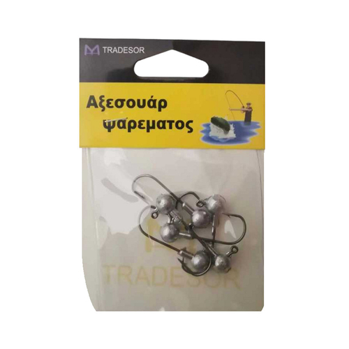 Μολυβοκεφαλές με αγκίστρι - 5gr - 5pcs - 930181 Μολυβοκεφαλές με αγκίστρι - 5gr - 5pcs - 930181