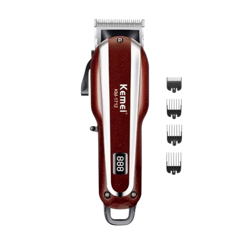 Κουρευτική μηχανή - KM-1712 - Kemei - Red