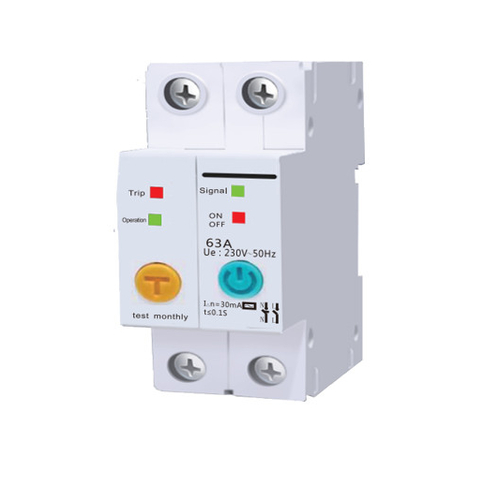 Tuya Smart WiFi Din Rail Circuit Breaker Smart Timer Switch Replay with Leakage Protection 2P - WDC2T