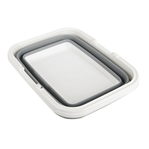 ΚΑΛΑΘΙ ΜΕΤΑΦΟΡΑΣ ΠΙΚ ΝΙΚ ΠΤΥΣΣΟΜΕΝΟ 6>15,5cm ΜΕ ΧΕΙΡΟΛΑΒΕΣ 8,5LT ΛΕΥΚΟ/ΓΚΡΙ