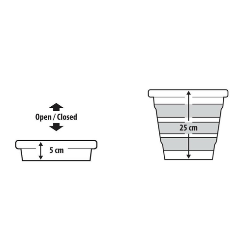 ΚΟΥΒΑΣ ΠΛΥΣΙΜΑΤΟΣ/ΚΑΛΑΘΙ ΜΕΤΑΦΟΡΑΣ ΑΝΤΙΚΕΙΜΕΝΩΝ ΠΤΥΣΣΟΜΕΝΟΣ 5>25cm ΜΕ ΧΕΙΡΟΛΑΒΗ 10LT ΛΕΥΚΟ/ΓΚΡΙ