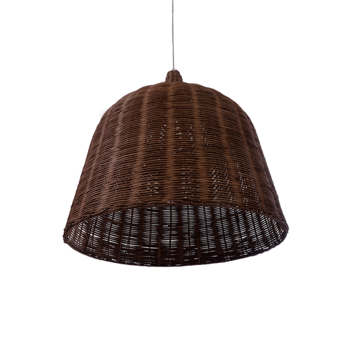 GLOBOSTAR® BAHAMAS 01369 Boho Κρεμαστό Φωτιστικό Οροφής με Ντουί 1 x E27 AC 220-240V IP20 - Καφέ - Μ60 x Π60 x Υ60cm