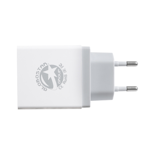 GloboStar® 69997 Φορτιστής Πρίζας Charger 4 x Type-A USB Port DC 5V 5.1A Max 5W