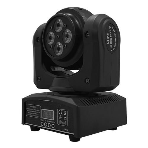 Επαγγελματική Κινούμενη Ρομποτική Διπλή Κεφαλή Beam CREE LED 10W & SPOT 4x10W 230V DMX512 RGBW GloboStar 51136