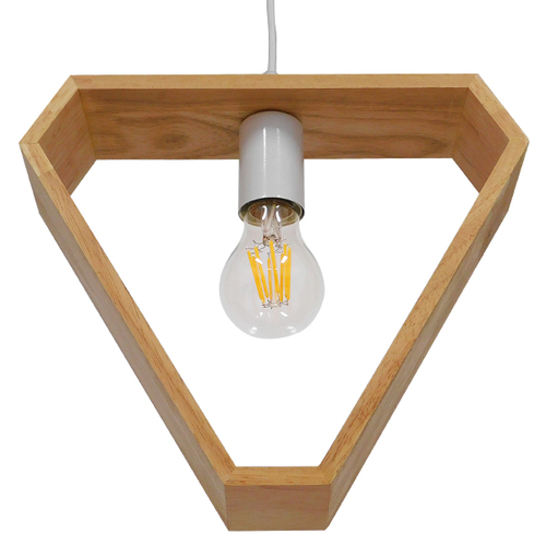 GLOBOSTAR® ELISE 01430 Μοντέρνο Κρεμαστό Φωτιστικό Οροφής με Ντουί 1 x E27 AC 220-240V IP20 - Μπεζ & Λευκό - Μ29 x Π8 x Υ28cm