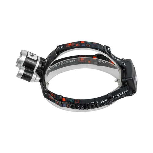 GloboStar® 79057 Φακός Κεφαλής Επαναφορτιζόμενος LED CREE XML2-T6 Chip 30 Watt 3000lm με 2 x 18650 Μπαταρίες 6000mAh Ψυχρό Λευκό 6000K