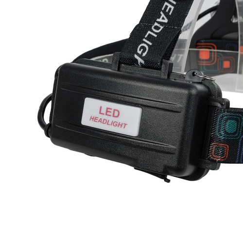 GloboStar® 79057 Φακός Κεφαλής Επαναφορτιζόμενος LED CREE XML2-T6 Chip 30 Watt 3000lm με 2 x 18650 Μπαταρίες 6000mAh Ψυχρό Λευκό 6000K