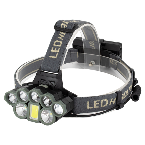 GLOBOSTAR® HEADLAMP 79062 Φακός Κεφαλής LED 40W 4000lm 15~60° DC 5V με USB-C με Επαναφορτιζόμενη Μπαταρία Li-ion 3.7V 2x18650 6000mAh Αδιάβροχο IP54 Ψυχρό Λευκό 6000K - CREE XML2-T6 Chip - Μ9.2 x Π3 x Υ4.5cm - 1 Χρόνο Εγγύηση