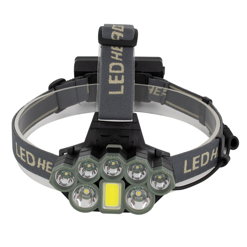 GLOBOSTAR® HEADLAMP 79062 Φακός Κεφαλής LED 40W 4000lm 15~60° DC 5V με USB-C με Επαναφορτιζόμενη Μπαταρία Li-ion 3.7V 2x18650 6000mAh Αδιάβροχο IP54 Ψυχρό Λευκό 6000K - CREE XML2-T6 Chip - Μ9.2 x Π3 x Υ4.5cm - 1 Χρόνο Εγγύηση