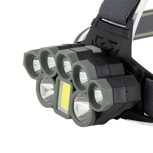 GLOBOSTAR® HEADLAMP 79062 Φακός Κεφαλής LED 40W 4000lm 15~60° DC 5V με USB-C με Επαναφορτιζόμενη Μπαταρία Li-ion 3.7V 2x18650 6000mAh Αδιάβροχο IP54 Ψυχρό Λευκό 6000K - CREE XML2-T6 Chip - Μ9.2 x Π3 x Υ4.5cm - 1 Χρόνο Εγγύηση