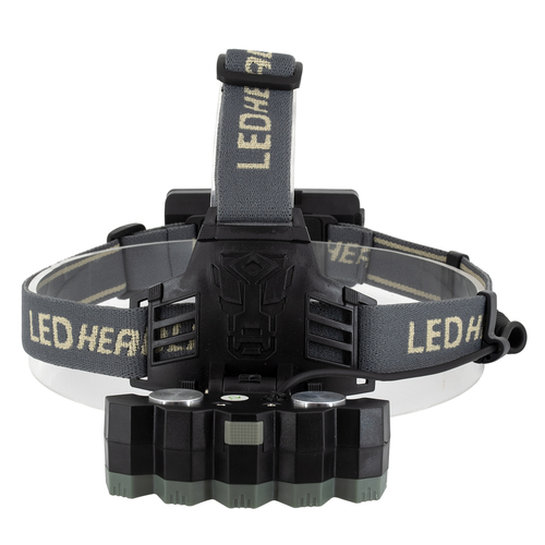 GLOBOSTAR® HEADLAMP 79062 Φακός Κεφαλής LED 40W 4000lm 15~60° DC 5V με USB-C με Επαναφορτιζόμενη Μπαταρία Li-ion 3.7V 2x18650 6000mAh Αδιάβροχο IP54 Ψυχρό Λευκό 6000K - CREE XML2-T6 Chip - Μ9.2 x Π3 x Υ4.5cm - 1 Χρόνο Εγγύηση
