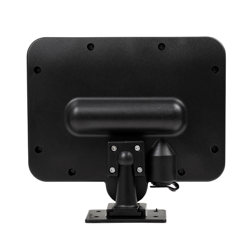 GLOBOSTAR® ZETA 71462 Προβολέας με Ανιχνευτή PIR / Αισθητήρα Κίνησης LED 20W 1000lm 120° DC 5V με Φωτοβολταϊκό Panel 5V 1W & Επαναφορτιζόμενη Μπαταρία Li-ion 3.2V 2400mAh Αδιάβροχο IP65 Ψυχρό Λευκό 6000K - Sanan COB Chip - Μαύρο - Μ15 x Π3.5 x Υ13cm - 2 Χρόνια Εγγύηση