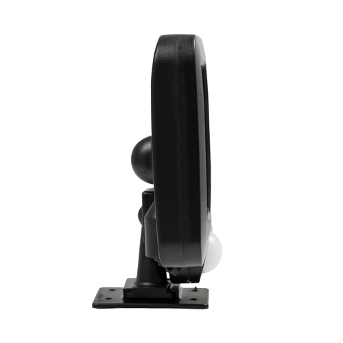 GLOBOSTAR® ZETA 71462 Προβολέας με Ανιχνευτή PIR / Αισθητήρα Κίνησης LED 20W 1000lm 120° DC 5V με Φωτοβολταϊκό Panel 5V 1W & Επαναφορτιζόμενη Μπαταρία Li-ion 3.2V 2400mAh Αδιάβροχο IP65 Ψυχρό Λευκό 6000K - Sanan COB Chip - Μαύρο - Μ15 x Π3.5 x Υ13cm - 2 Χρόνια Εγγύηση