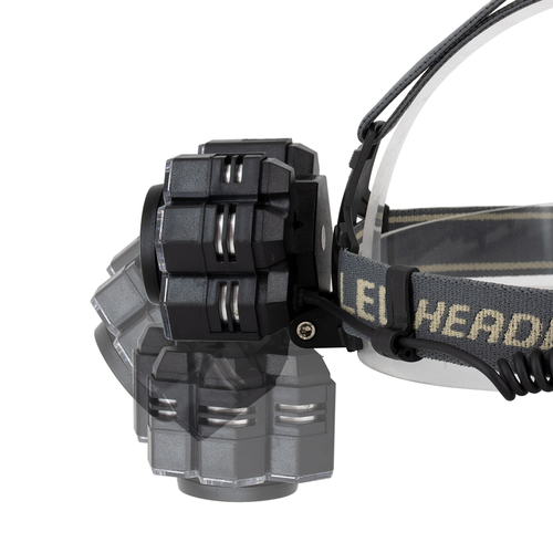 GLOBOSTAR® HEADLAMP 79061 Φακός Κεφαλής LED 30W 3000lm 15~60° DC 5V με USB-C με Επαναφορτιζόμενη Μπαταρία Li-ion 3.7V 2x18650 6000mAh Αδιάβροχο IP54 Ψυχρό Λευκό 6000K - CREE XML2-T6 Chip - Μ9.5 x Π5 x Υ5cm - 2 Χρόνια Εγγύηση