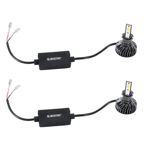 GloboStar® 82021 H3 F2 Line KIT Βασικού Φωτισμού Αυτοκινήτου & Φορτηγού 3rd Generation Can-Bus Series LED CREE CXB COB 30/60W 7000lm DC 12V Αδιάβροχο IP65 Ψυχρό Λευκό 6000K