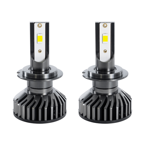 GLOBOSTAR® LEDKITF2 82023 Λάμπα H7 CANbus LED 30W/60W 3500lm/7000lm 360° DC 12-24V Αδιάβροχο IP65 Ψυχρό Λευκό 6000K - CREE COB Chip - Μ4 x Π4 x Υ6.6cm - Πακέτο 2 Τεμαχίων - 2 Χρόνια Εγγύηση