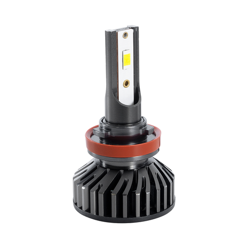 GLOBOSTAR® LEDKITF2 82027 Λάμπα H11 CANbus LED 30W/60W 3500lm/7000lm 360° DC 12-24V Αδιάβροχο IP65 Ψυχρό Λευκό 6000K - CREE COB Chip - Μ4 x Π4 x Υ6.6cm - Πακέτο 2 Τεμαχίων - 2 Χρόνια Εγγύηση