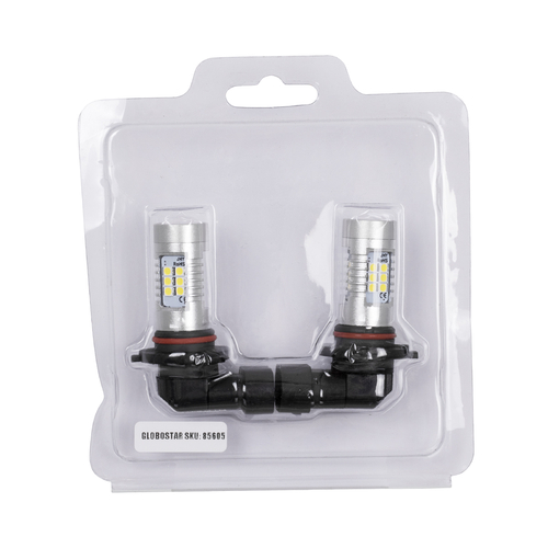 GloboStar® 85605 HB3 9005 JHY Line KIT Βασικού Φωτισμού Αυτοκινήτου & Μοτοσυκλέτας 2nd Generation Can-Bus Series LED SMD 3030 80W 8000lm DC 12V Αδιάβροχο IP65 Ψυχρό Λευκό 6000K