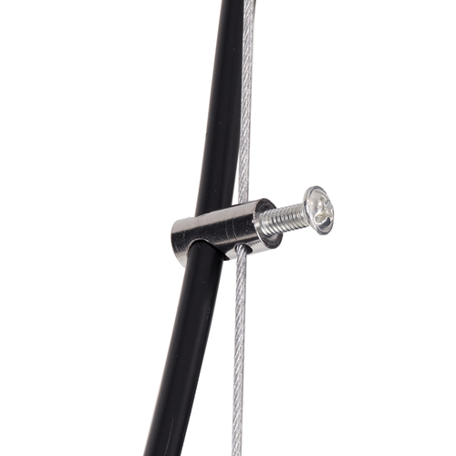 GLOBOSTAR® FREYA 00745 Μοντέρνο Κρεμαστό Φωτιστικό Οροφής με Ντουί 1 x E27 AC 220-240V IP20 - Λευκό & Ασημί - Μ24 x Π24 x Υ35cm