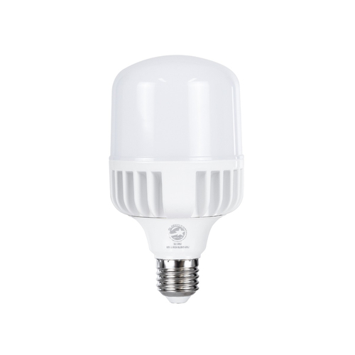 GloboStar® HIGHBAY 60061 Λάμπα E27 LED 25W 2910lm 260° AC 220-240V Αδιάβροχο IP44 Φυσικό Λευκό 4500K - Lumileds SMD Chip - Λευκό Γαλακτερό - Μ8 x Π8 x Υ15cm - 3 Χρόνια Εγγύηση