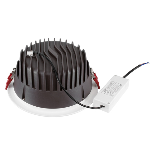 GLOBOSTAR® PANELCO 60196 Χωνευτό Downlight Panel Οροφής LED 42W 4830lm 60° AC 220-240V IP20 Θερμό Λευκό 2700K - Osram COB Chip & TÜV SÜD Driver - Λευκό Γαλακτερό - Μ22 x Π22 x Υ9.5cm / Q20cm - 5 Χρόνια Εγγύηση