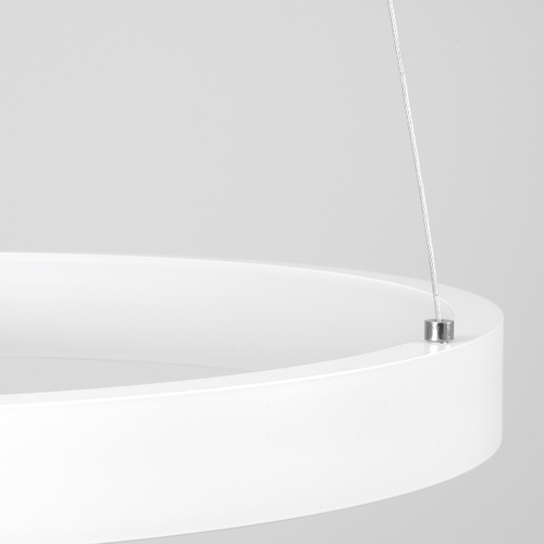 GLOBOSTAR® NEMESIS 61156 Μοντέρνο Κρεμαστό Φωτιστικό Οροφής LED 30W 3513lm 360° AC 220-240V IP20 Ρυθμιζόμενο Λευκό CCT με Χειριστήριο από 2700K έως 6000K Dimmable - Lumileds SMD Chip - Λευκό Ματ - Μ40 x Π40 x Υ4cm - 3 Χρόνια Εγγύηση