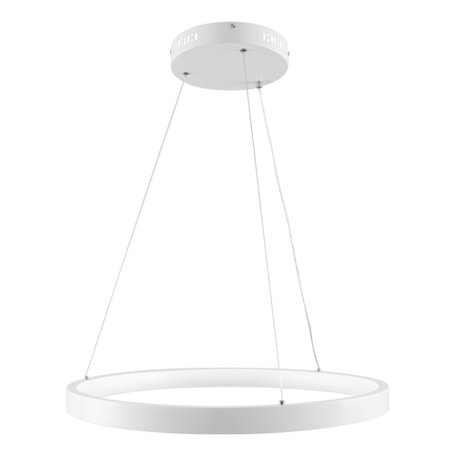 GLOBOSTAR® NEMESIS 61159 Μοντέρνο Κρεμαστό Φωτιστικό Οροφής LED 45W 5230lm 360° AC 220-240V IP20 Ρυθμιζόμενο Λευκό CCT με Χειριστήριο από 2700K έως 6000K Dimmable - Lumileds SMD Chip - Λευκό Ματ - Μ60 x Π60 x Υ4cm - 3 Χρόνια Εγγύηση