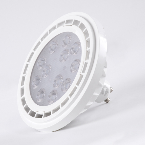 GLOBOSTAR® SPOTAR 60125 Σποτ GU10 AR111 LED 12W 1128lm 36° AC 220-240V IP20 Θερμό Λευκό 2700K - Μ11 x Π11 x Υ6.6cm - 3 Χρόνια Εγγύηση