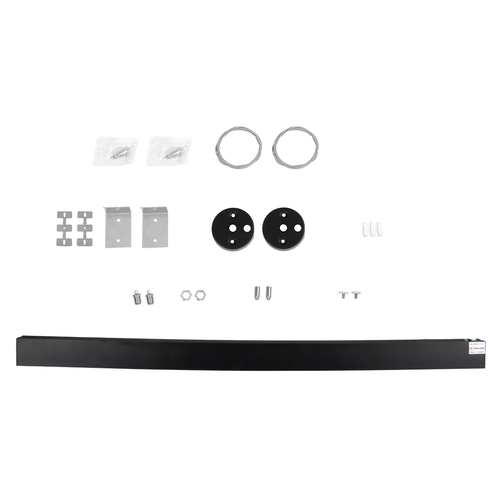 GLOBOSTAR® FELIX 61028-P Μοντέρνο Γραμμικό Κρεμαστό Φωτιστικό Οροφής LED 54W 6500lm 120° AC 220-240V IP20 Ρυθμιζόμενο Λευκό CCT με Χειριστήριο από 2700K έως 6000K Dimmable - Lumileds SMD Chip - Μαύρο Ματ - Μ120 x Π3.5 x Υ7cm - 3 Χρόνια Εγγύηση