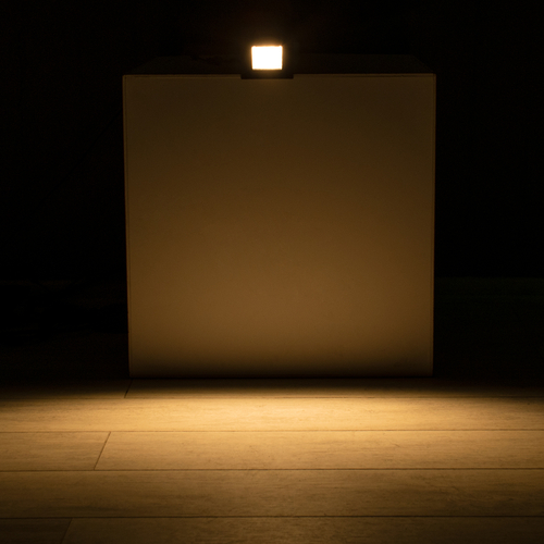 GLOBOSTAR® STEP-MINA 90626 Χωνευτό Αρχιτεκτονικό Φωτιστικό Διαδρόμου/Σκαλοπατιού LED 3W 330lm 30° DC 24V Αδιάβροχο IP65 Θερμό Λευκό 2700K Dimmable - Μαύρο & Λευκό - Μ8.3 x Π8.3 x Υ5cm / Μ6.6 x Π6.6cm - 3 Χρόνια Εγγύηση