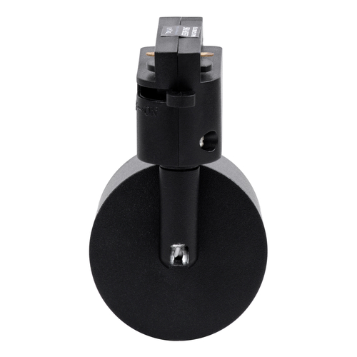 GLOBOSTAR® LEO 60353 Κινούμενο Φωτιστικό Σποτ Ράγας με Ντουί 1 x GU10 AC 220-240V IP20 - Μαύρο Ματ - Μ6 x Π6 x Υ19cm