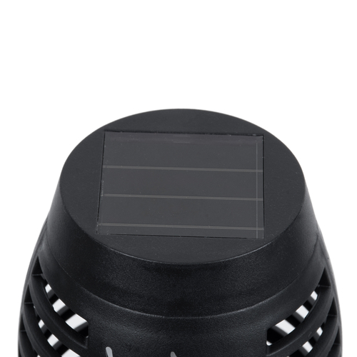 GLOBOSTAR® SOLARDECOR 71527 Διακοσμητικό Φωτιστικό με Βάση Κήπου / Καρφωτό LED 3W 100lm 180° DC 5V με Φωτοβολταϊκό Panel 5V 0.2W & Επαναφορτιζόμενη Μπαταρία Li-ion 3.2V 600mAh Αδιάβροχο IP65 Πορτοκαλί με Εφέ Φλόγας - Μ7 x Π7 x Υ50cm - 2 Χρόνια Εγγύηση