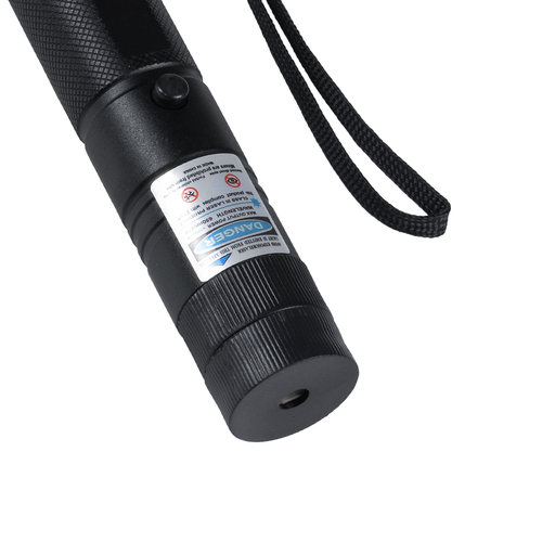 GloboStar® 78998 Φορητό Επαναφορτιζόμενο Laser Pointer 5mW Class 3 DOT Zoom με Extra Κεφαλή για Dot Effects με Μπαταρία 18650 Li-ion 4800mAh & Φορτιστή - UV 405nm Φ2.2 x Υ15cm
