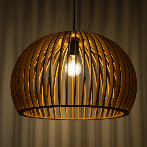 GLOBOSTAR® SCANDINAVIA 01699 Boho Κρεμαστό Φωτιστικό Οροφής με Ντουί 1 x E27 AC 220-240V IP20 - Μπεζ - Μ44 x Π44 x Υ28cm