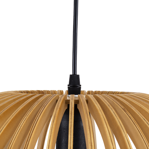 GLOBOSTAR® SCANDINAVIA 01699 Boho Κρεμαστό Φωτιστικό Οροφής με Ντουί 1 x E27 AC 220-240V IP20 - Μπεζ - Μ44 x Π44 x Υ28cm