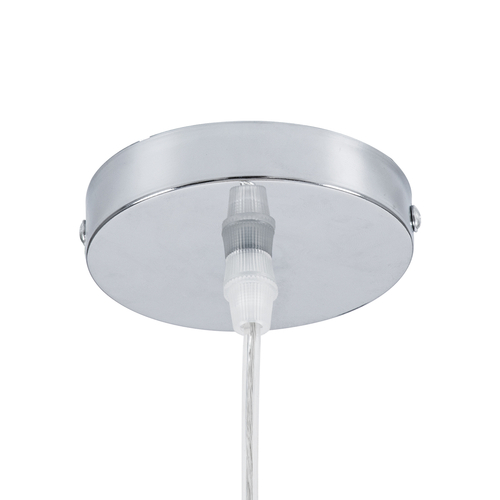 GLOBOSTAR® CARIBBEAN 01784 Μοντέρνο Κρεμαστό Φωτιστικό Οροφής με Ντουί 1 x E27 AC 220-240V IP20 - Μπεζ - Μ80 x Π80 x Υ35cm