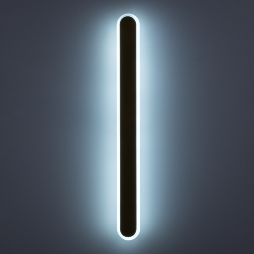 GLOBOSTAR® HOUSTON 61347 Μοντέρνο Φωτιστικό Τοίχου - Απλίκα LED 18W 2160lm 360° AC 220-240V IP20 Ρυθμιζόμενο Λευκό CCT με On/Off 2700K/4500K/6000K - Lumileds SMD Chip - Μαύρο Ματ - Μ6 x Π3 x Υ60cm - 3 Χρόνια Εγγύηση