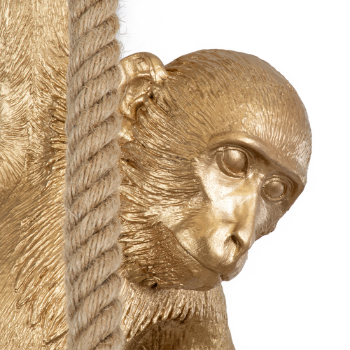 GLOBOSTAR® APES 01803 Μοντέρνο Κρεμαστό Φωτιστικό Οροφής με Ντουί 1 x E27 AC 220-240V IP20 - Χρυσό & Μπεζ - Μ26 x Π28 x Υ69cm