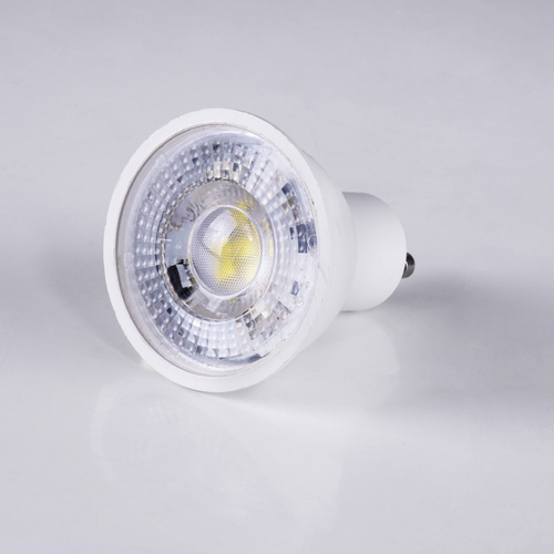 GLOBOSTAR® BEAMO 60117 Σποτ GU10 MR16 LED 7W 770lm 38° AC 220-240V IP20 Ψυχρό Λευκό 6000K- Bridgelux SMD Chip - Μ5 x Π5 x Υ5.2cm - 3 Χρόνια Εγγύηση